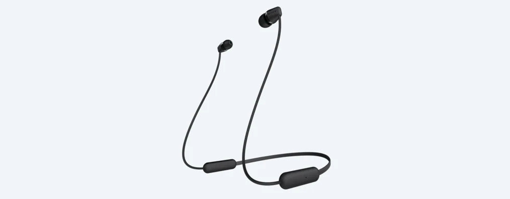 SONY WI-C200 Black Bluetooth Headphones