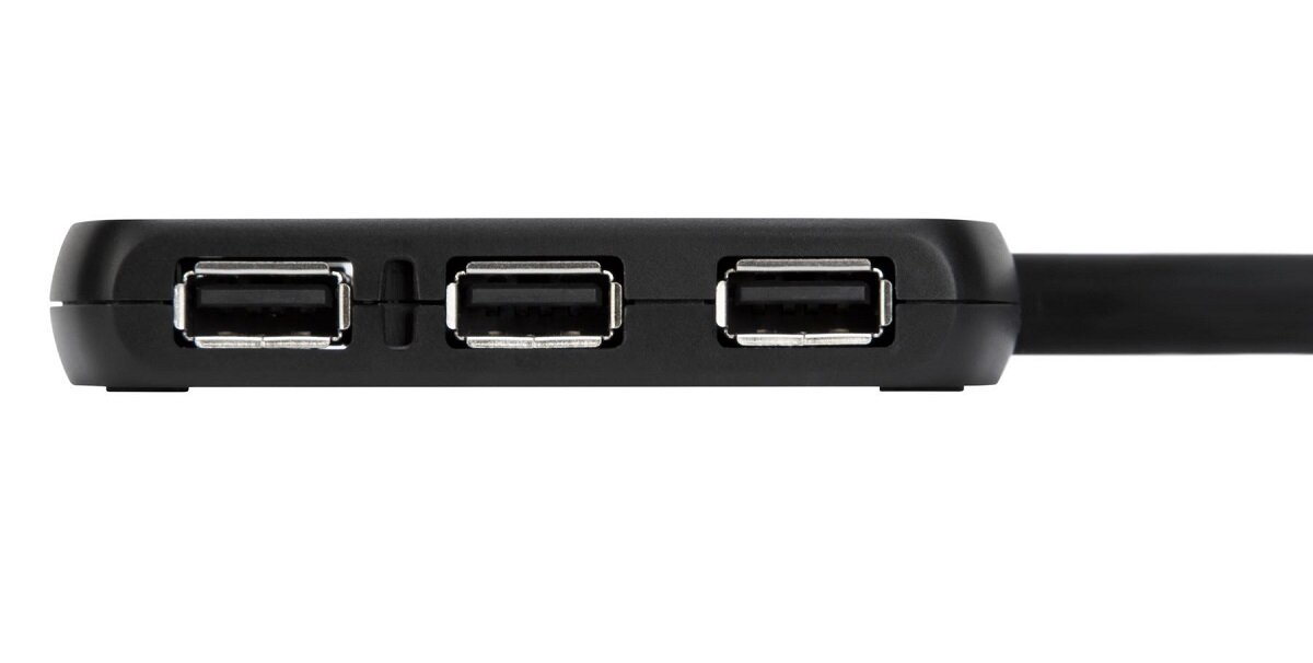Hub USB Targus ACH114EU USB 2.0 od boku z 4 gniazdami USB