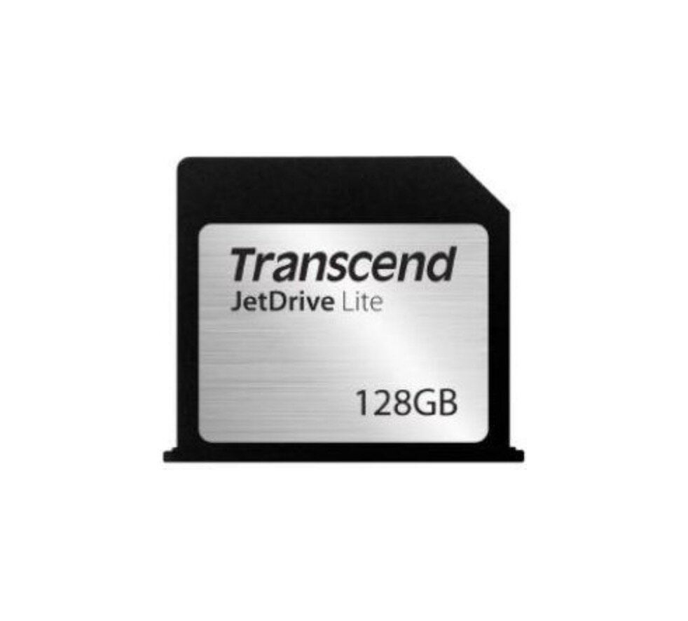 Karta pamięci Transcend JetDrive Lite 128 GB frontem