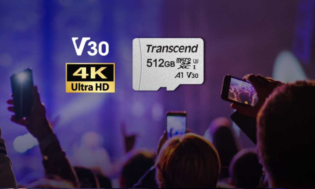 Karta pamięci Transcend TS32GUSD300S karta 512 GB frontem