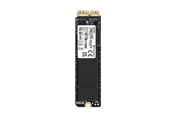 Dysk SSD Transcend JetDrive 850 480 GB widok dysku od frontu w pionie