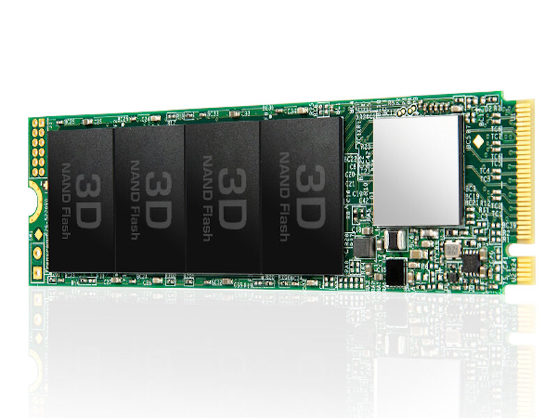 Dysk SSD Transcend 128 GB TS128GMTE110S bokiem