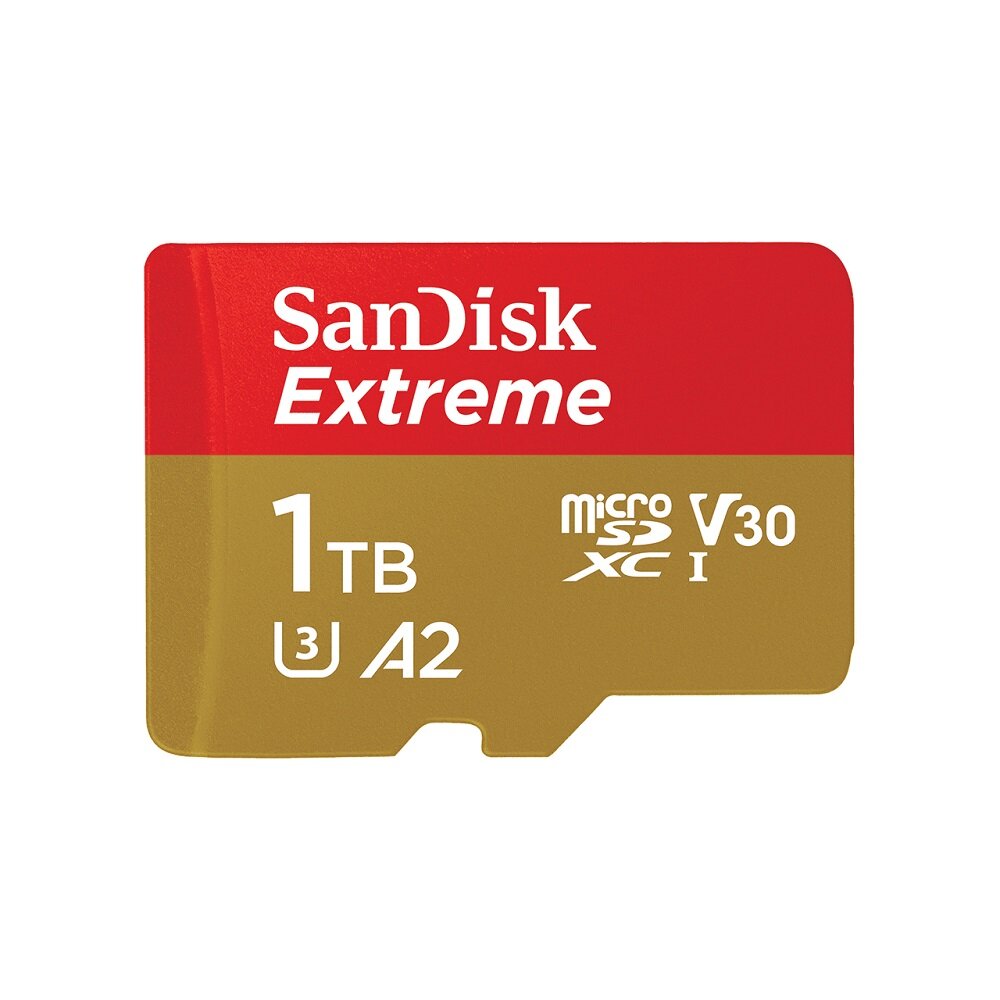 Karta Pamięci microSDXC SanDisk Extreme 1TB SDSQXA1-1T00-GN6MA   widok od przodu