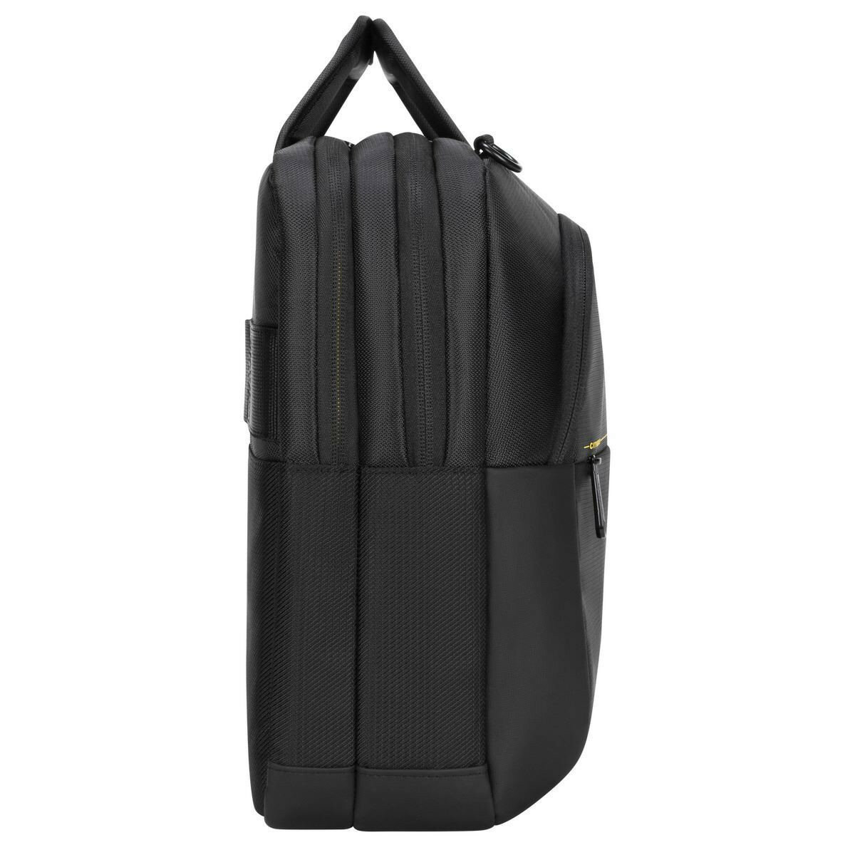 Torba na laptopa Targus CityGear 15.6'' czarna widok na torbę od boku