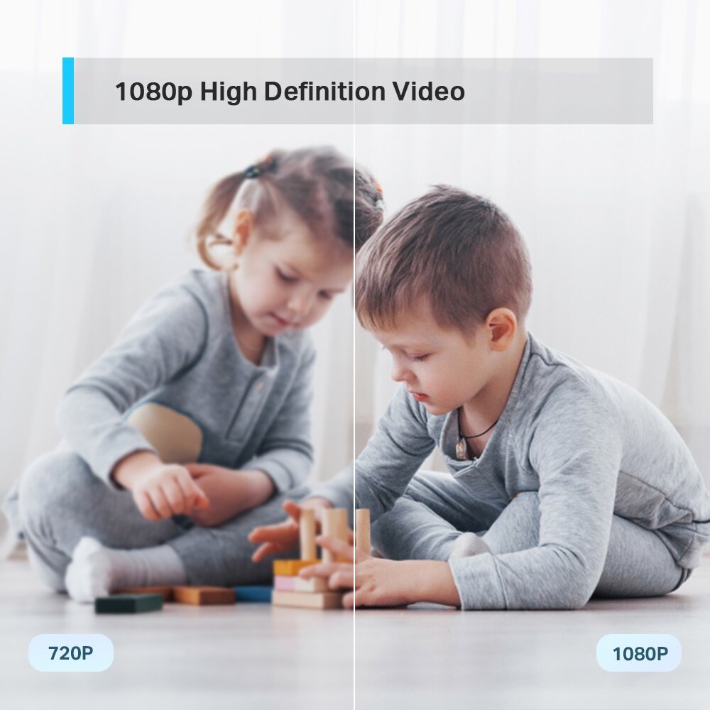 Kamera TP-LINK Tapo C200 porównanie obrazu z kmery 720p z 1080p