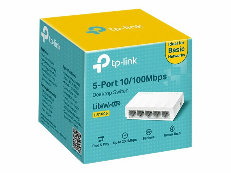 Switch TP-Link LS1005 widok opakowania