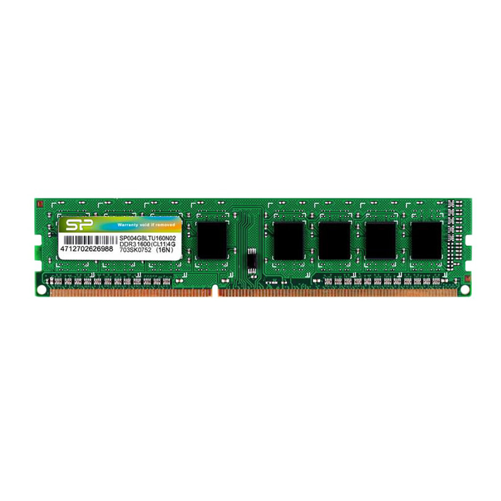 Pamięć RAM Silicon Power SP004GLLTU160N02 DDR3 8GB moduł pamięci widoczny frontem