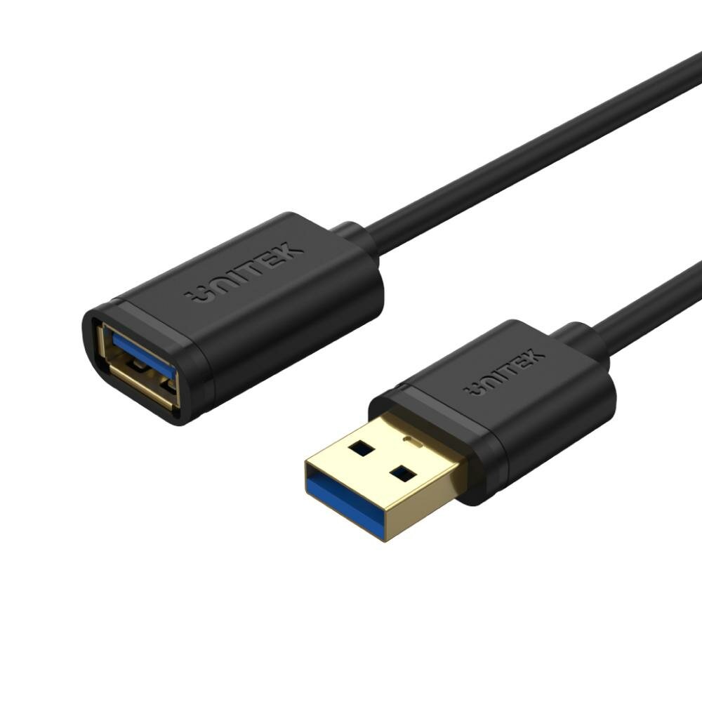 Przedłużacz USB Unitek Y-C456GBK złącza