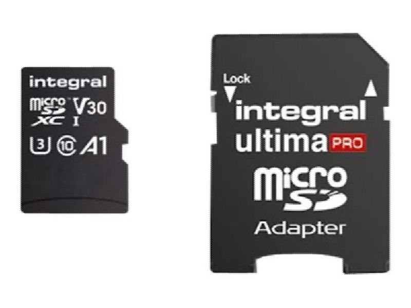 Karta pamięci Integral INMSDX128G-100/90V30 128GB frontem