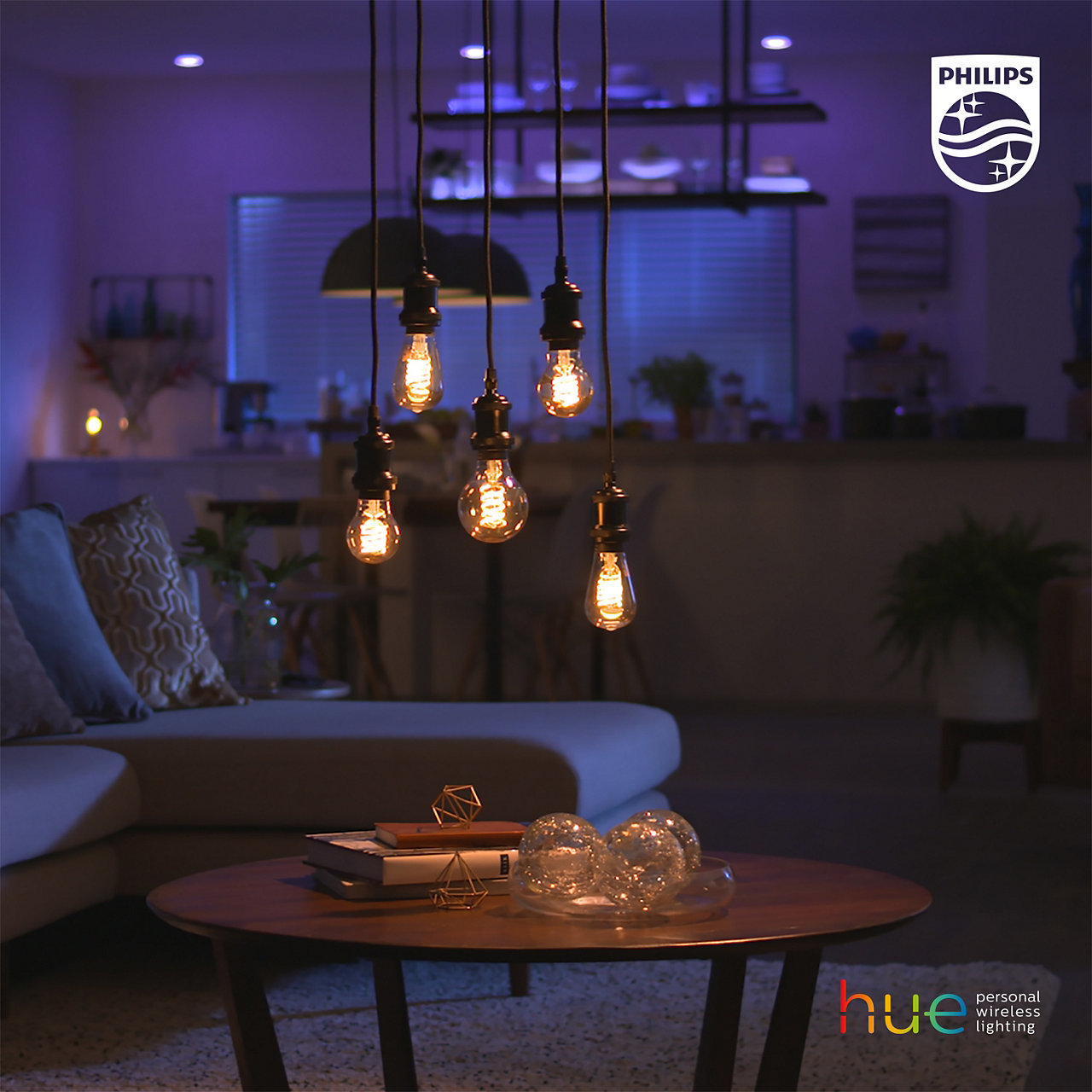 Philips Hue White Ambience Żarówka LED (E14 6W)