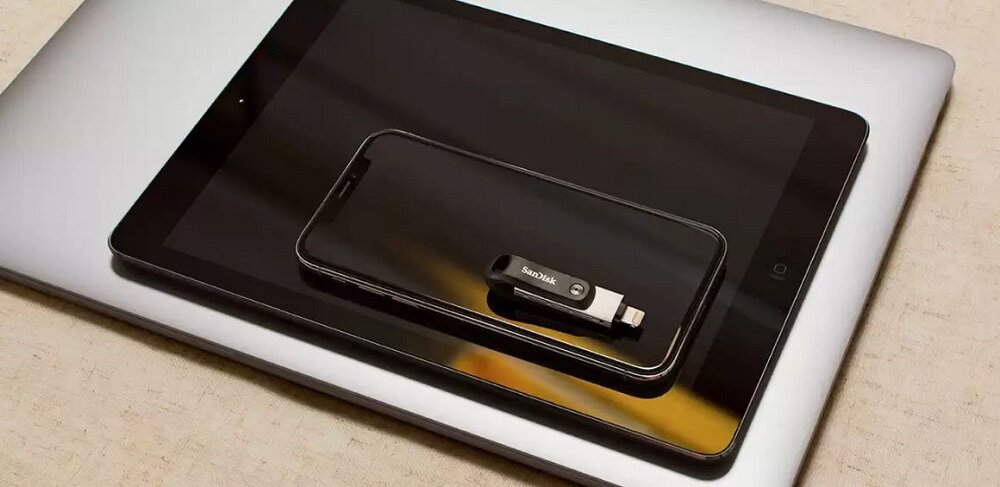 Pamięć Sandisk iXpand Flash Drive Go 256GB SDIX60N-256G-GN6NE pamięć na telefonie i tablecie