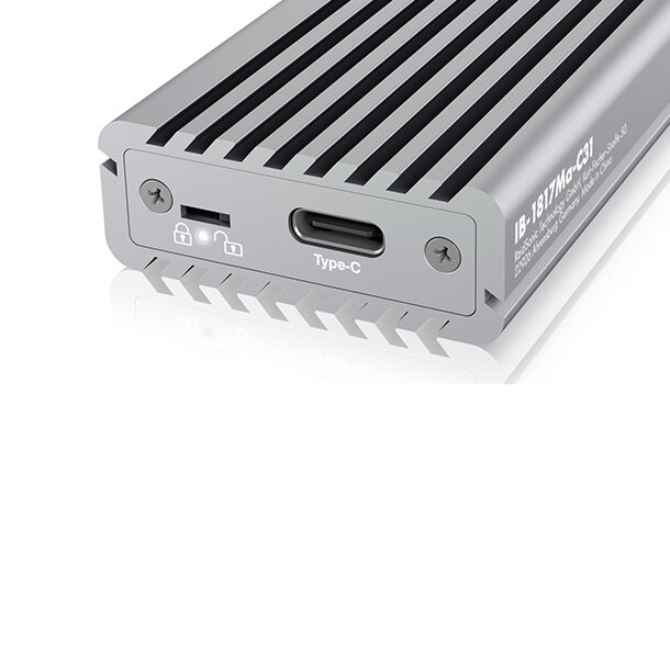 Obudowa NVMe Icy Box IB-1817Ma-C31 USB-C 3.1 pod skosem