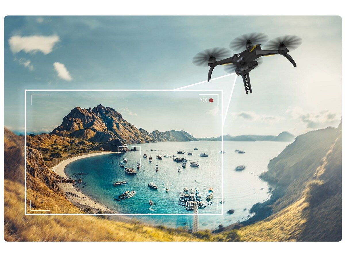 Dron Overmax OV-X-Bee Drone 9.5 GPS pogląd na żywo