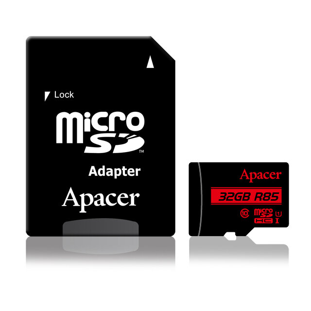 Karta pamięci APACER AP32GMCSH10U5-R frontem