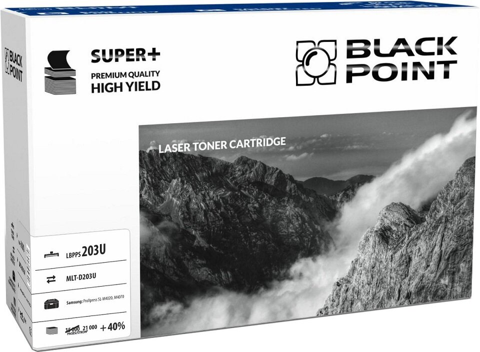 Toner Black Point LBPPS203U widokna opakownie przodem