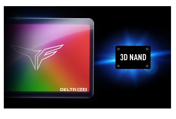 Dysk SSD Team Group T-Force Delta MAX RGB 1TB T253TM001T3C302 informacja o 3D NAND