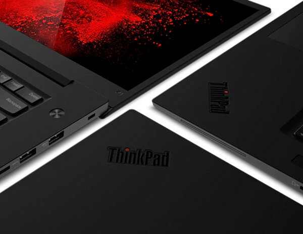 Laptop LENOVO ThinkPad P1 widok na front i tył