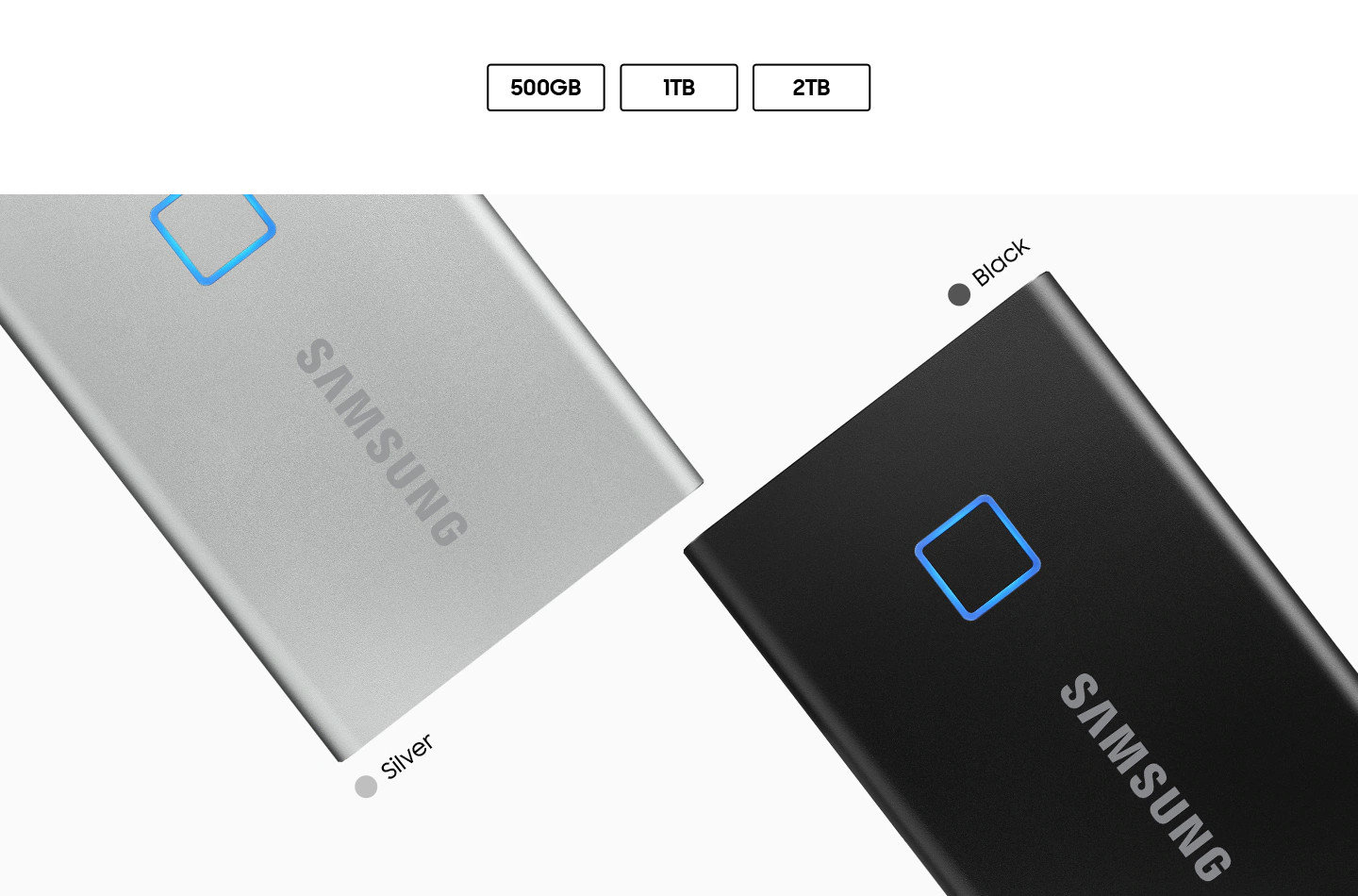 Dysk Samsung SSD T7 2TB MU-PC2T0S/WW w dwóch kolorach