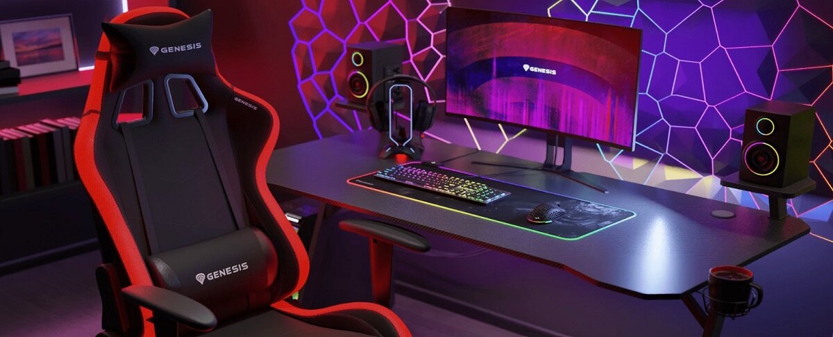 Krzesło gamingowe Genesis Trit 500 RGB NFG-1576 krzesło przy biurku