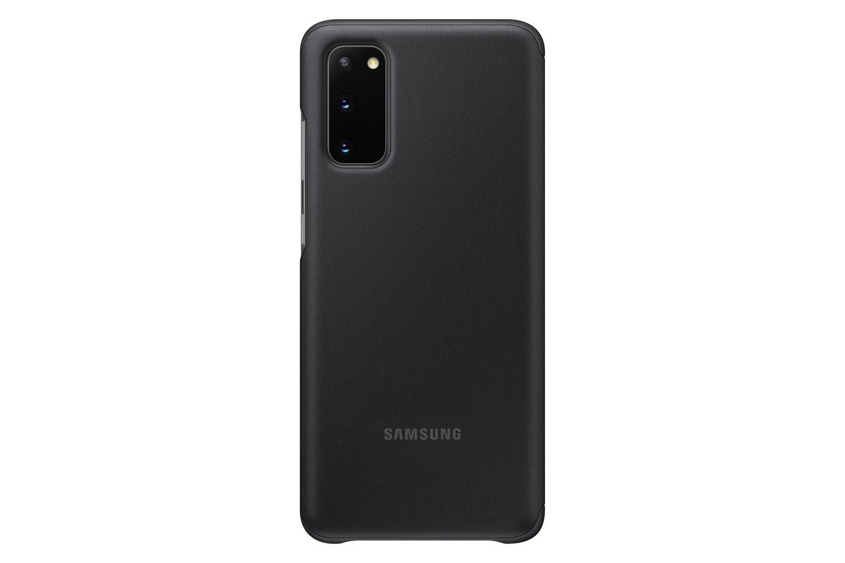 Etui Samsung Clear View Cover Black do Galaxy S20 EF-ZG980CBEGEU. Smukły, ale wytrzymały.