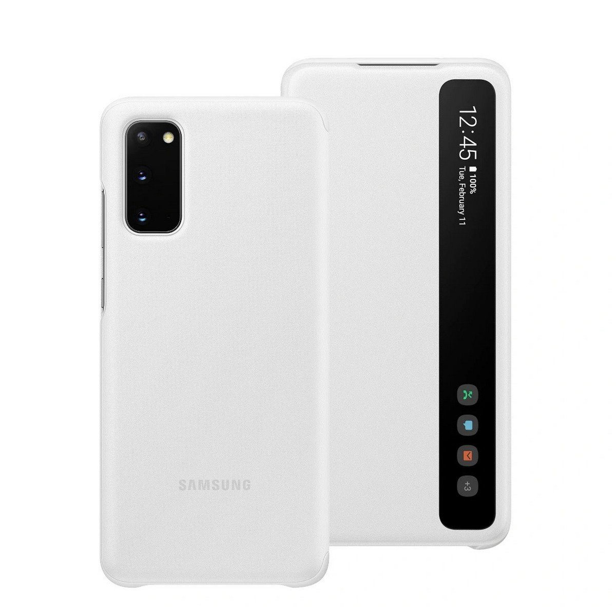 Etui Samsung Clear View Cover White do Galaxy S20 EF-ZG980CWEGEU. Lżejszy i wygodniejszy.