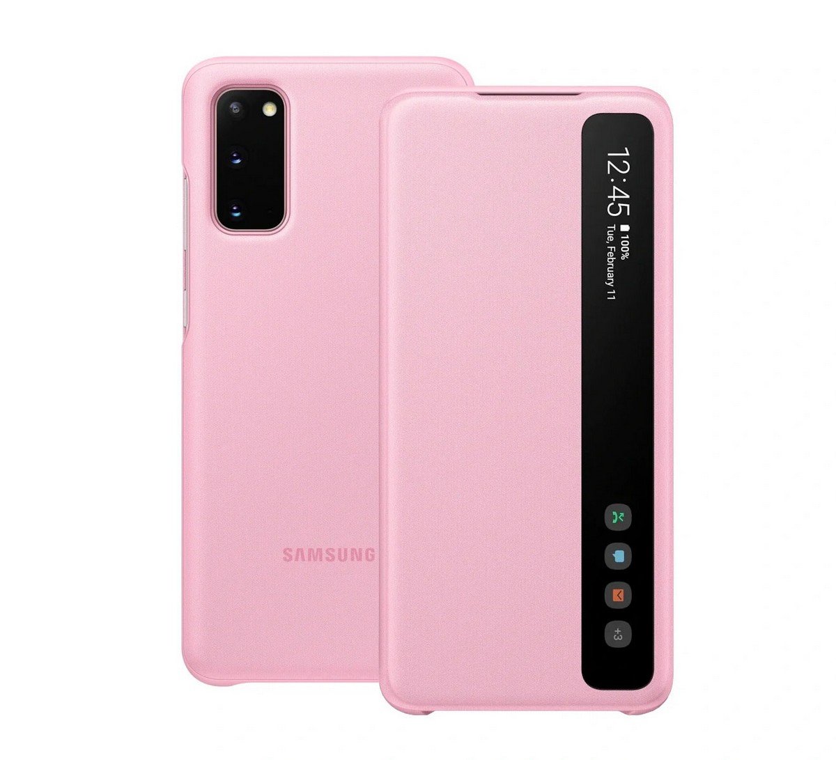 Etui Samsung Clear View Cover Pink do Galaxy S20 EF-ZG980CPEGEU. Lżejszy i wygodniejszy.