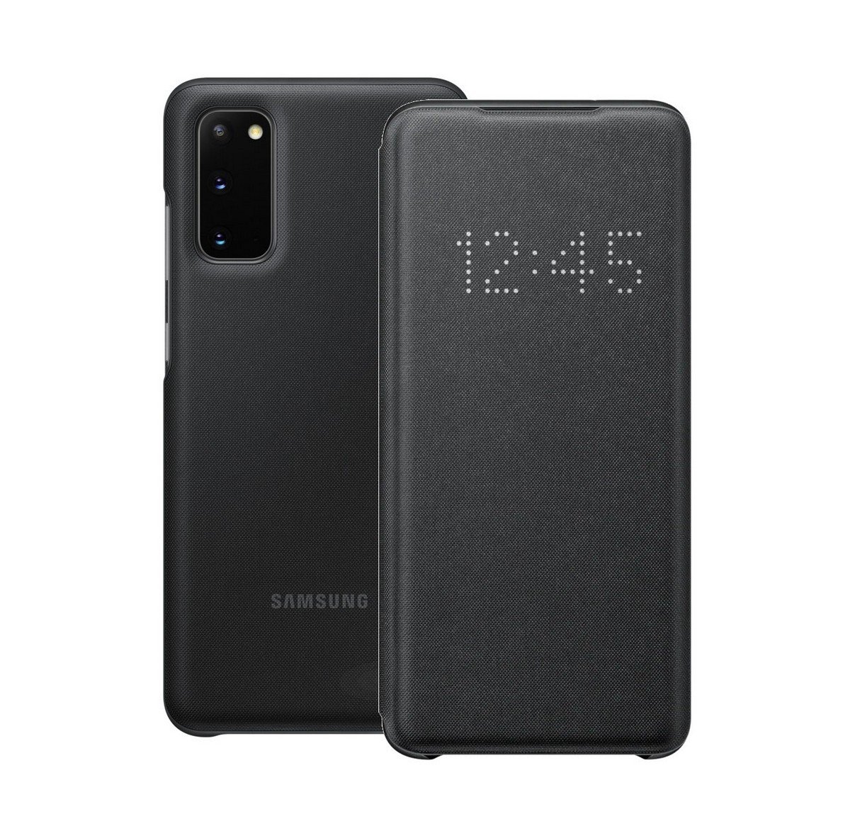 Etui Samsung LED View Cover Black do Galaxy S20 EF-NG980PBEGEU. Trzymaj się tego, co ważne.