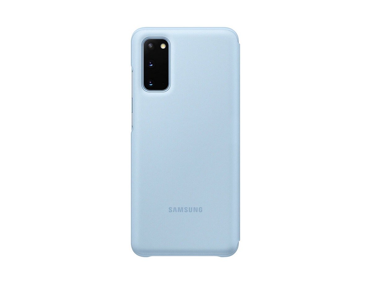Etui Samsung LED View Cover Sky Blue do Galaxy S20 EF-NG980PLEGEU. Zapewnia kompleksową ochronę.