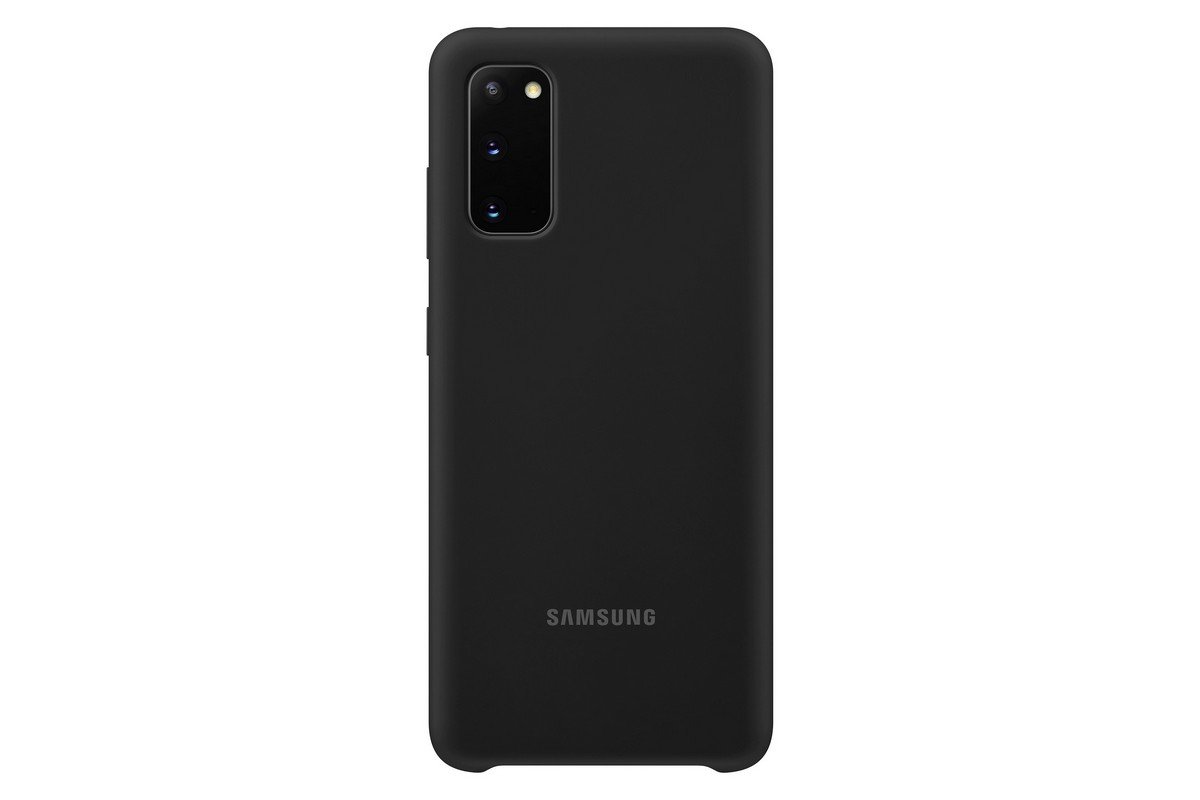 Etui Samsung Silicone Cover Black do Galaxy S20 EF-PG980TBEGEU.