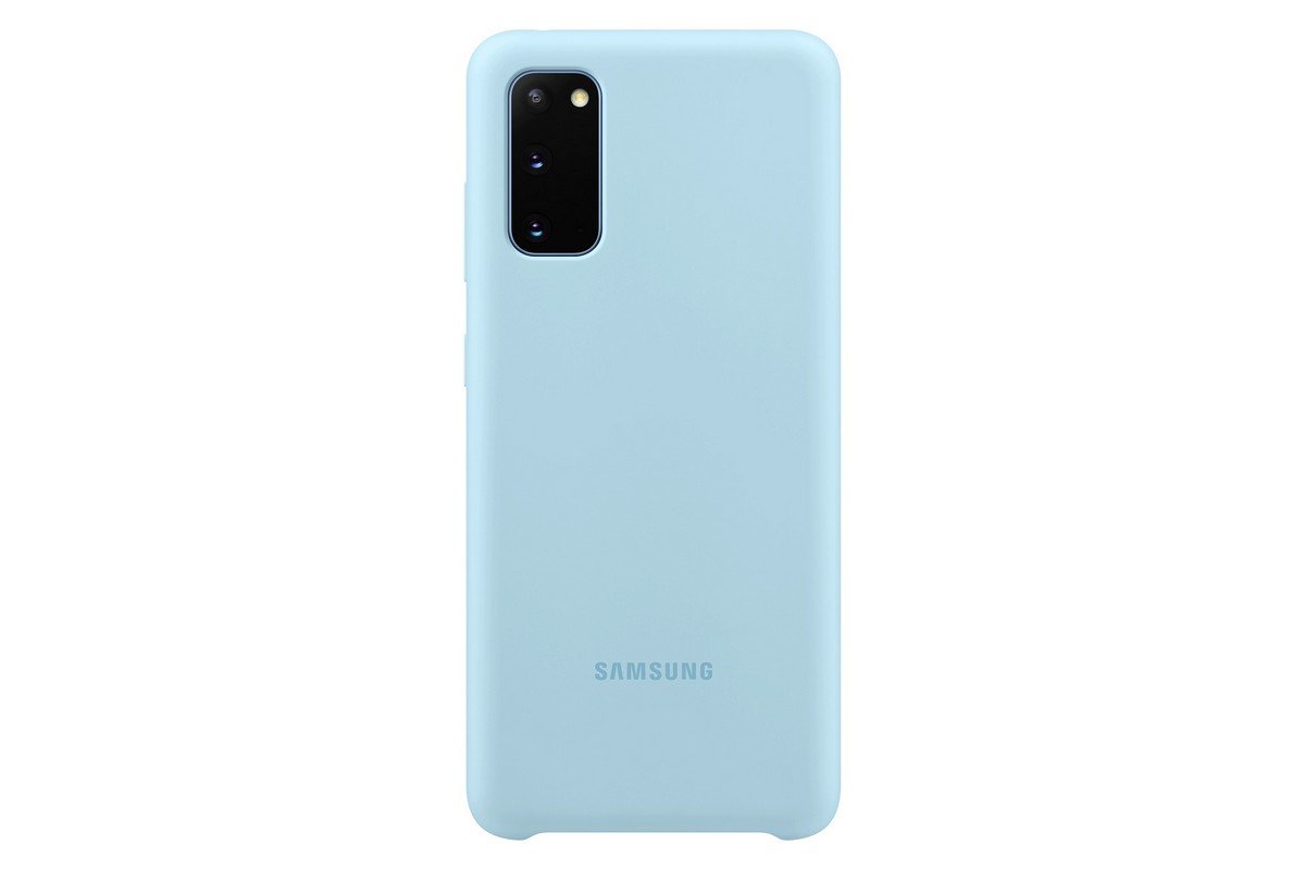 Etui Samsung Silicone Cover Sky Blue do Galaxy S20 EF-PG980TLEGEU.