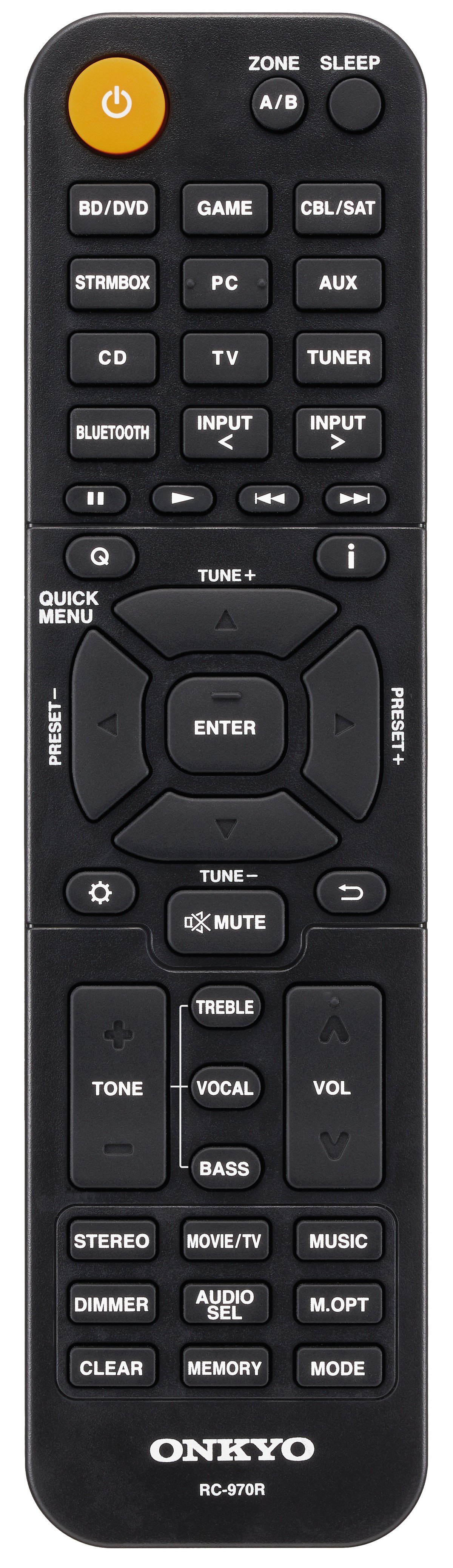 Kino domowe Onkyo HT-S3910DAB-B czarne. Technologia bezprzewodowa Bluetooth® z Advanced Music Optimizer™.