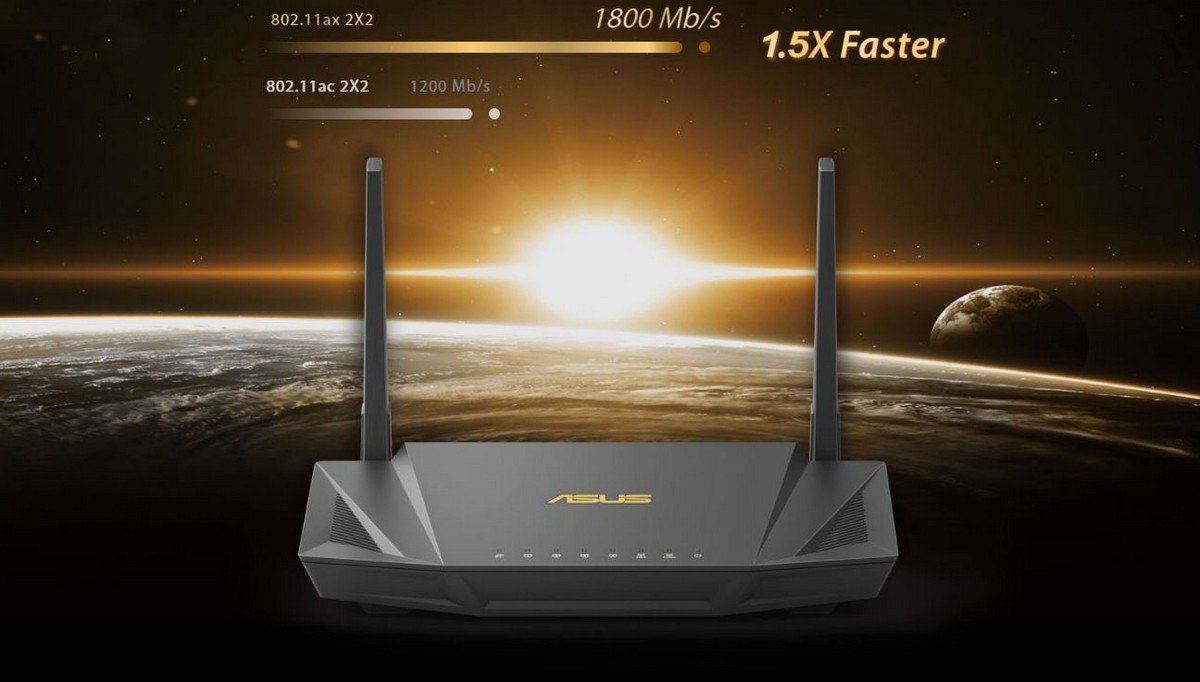 ASUS-RT-AX56U-Gigabit Router AX1800. Szybkość Wi-Fi następnej generacji.