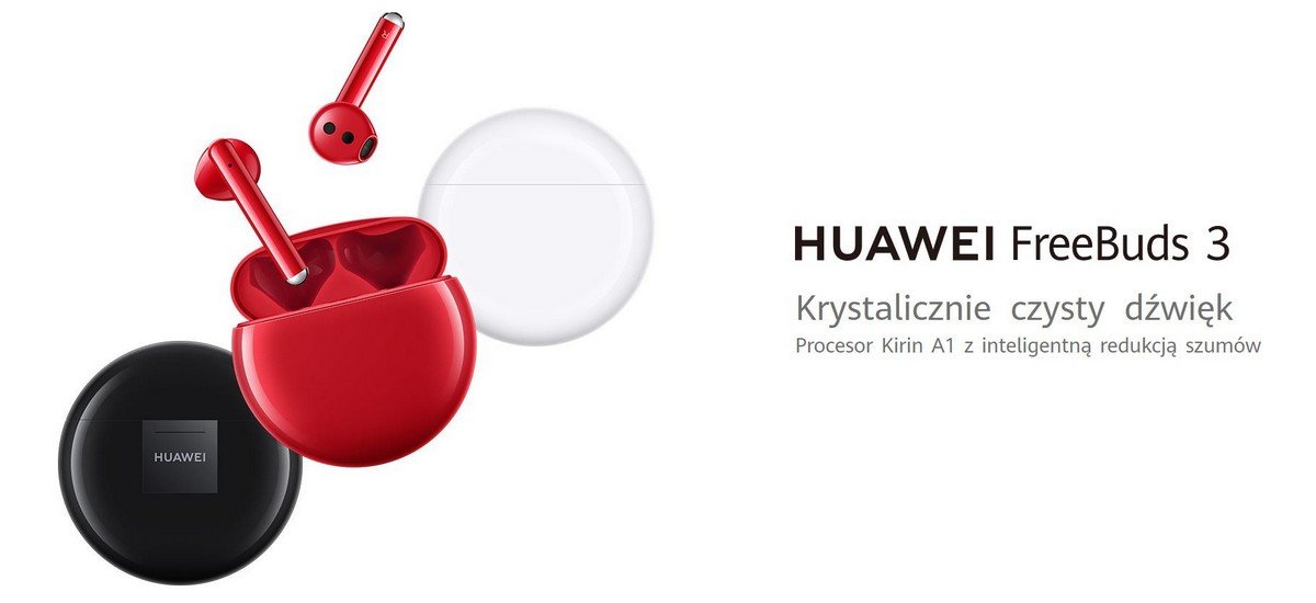 Słuchawki bezprzewodowe Huawei FreeBuds 3 Carbon Black.