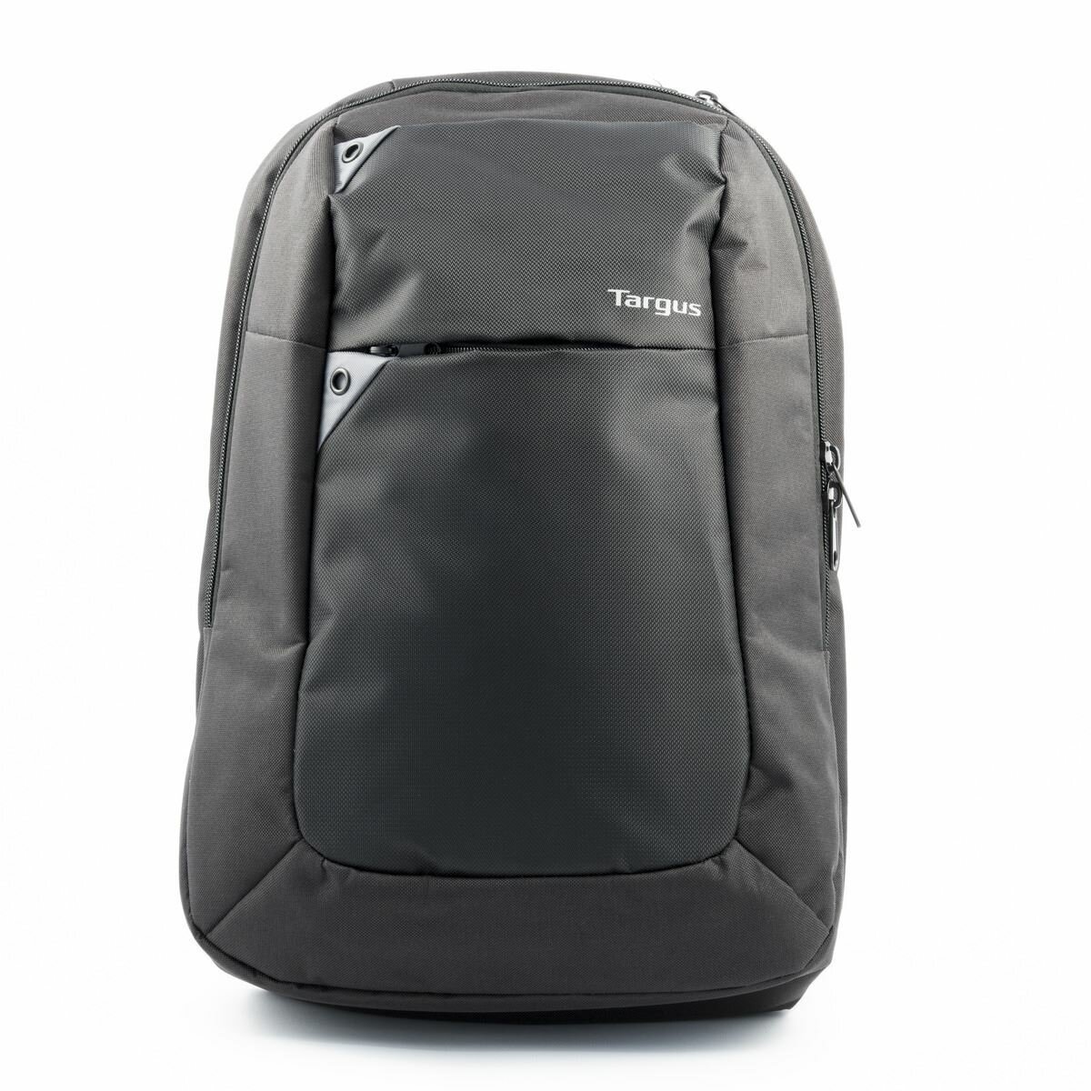 Plecak na laptopa Targus Intellect 15,6 czarno-szary od frontu na białym tle