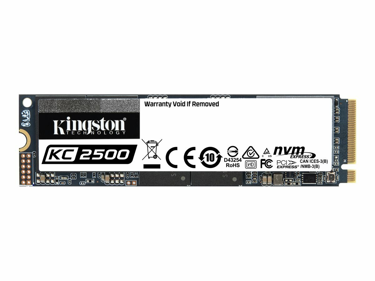 Dysk SSD Kingston KC2500 250GB M.2 SKC2500M8/250G widok  od przodu