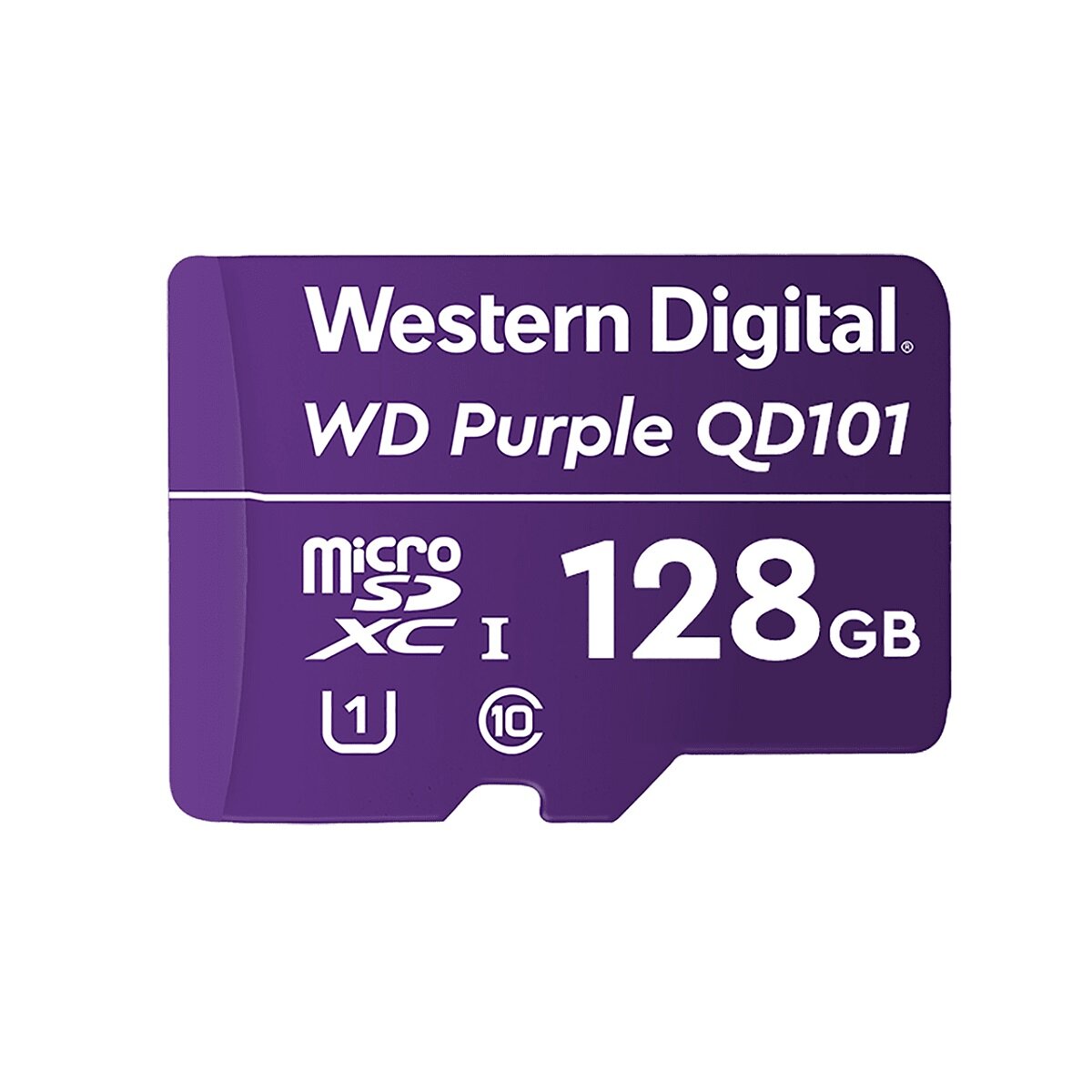 Karta Pamięci microSD WD Purple SC QD101 128GB WDD128G1P0C widok od przodu