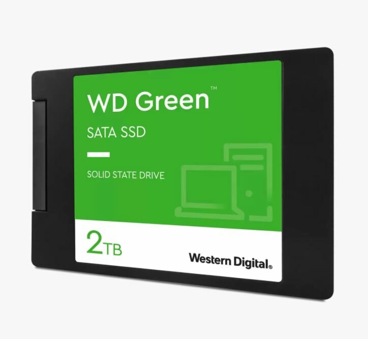 Dysk WD Green SATA SSD 2,5”/7 mm WDS200T2G0A front pod kątem