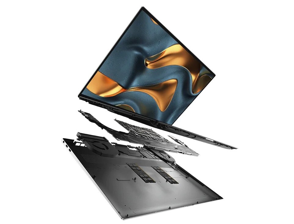 Laptop Dell XPS 15 9500-5776 przekrój laptopa