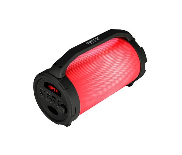 Głośnik bezprzewodowy Camry CR 1172 głośnik podświetlony na czerwono