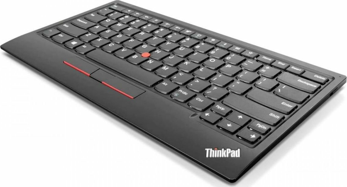 Klawiatura Lenovo ThinkPad TrackPoint II Bezprzewodowa Czarna US (4Y40X49521) front    