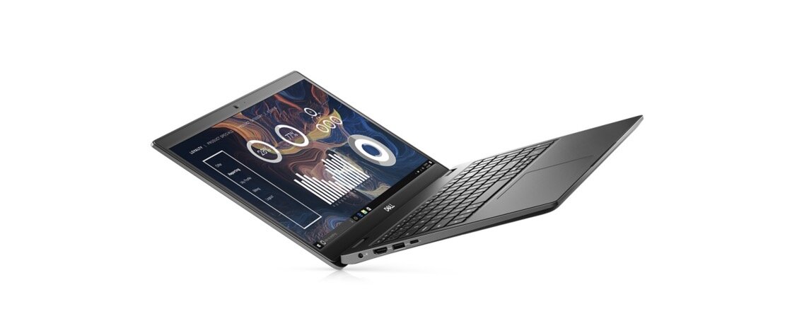 Notebook Dell Latitude 3510 N011L351015EMEA Core i5-10210U 8 GB 256 GB W10P czarny widok na bok