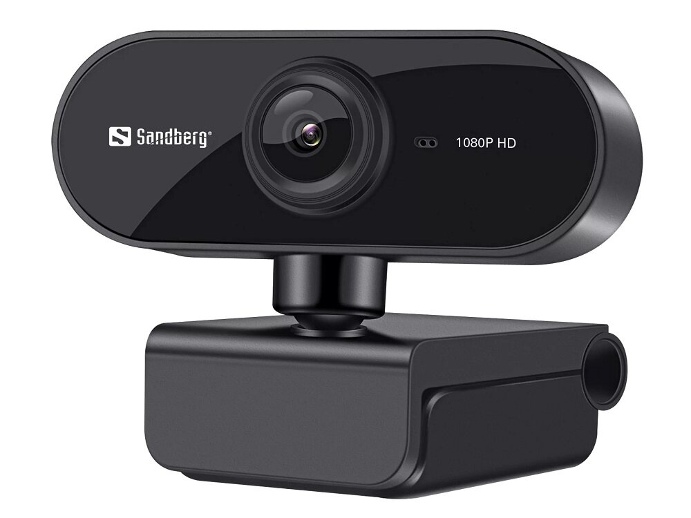 Kamera internetowa Sandberg USB Webcam Flex 1080P HD 133-97 widok na kamerę od prawej strony