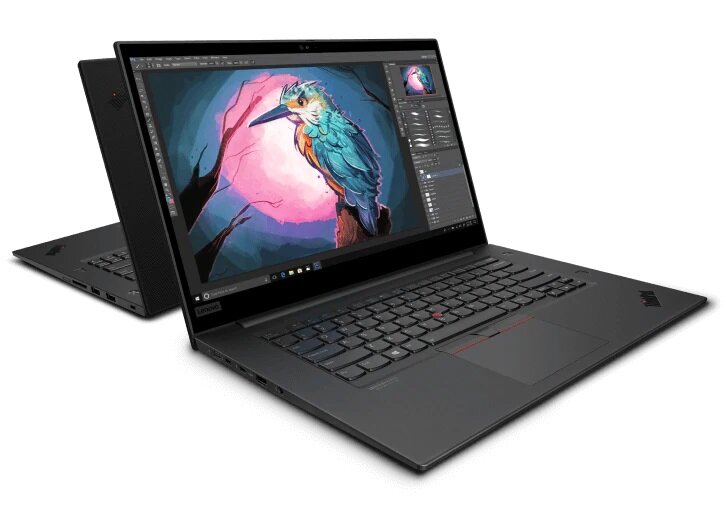 Laptop Lenovo ThinkPad P1 Gen 3 widok z lewego boku