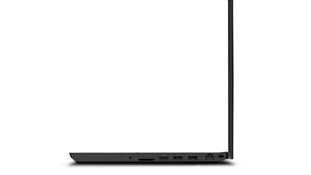 Laptop Lenovo ThinkPad P15v widok z boku