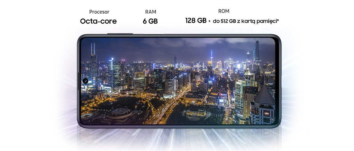 Samsung Galaxy M51 wydajność Front
