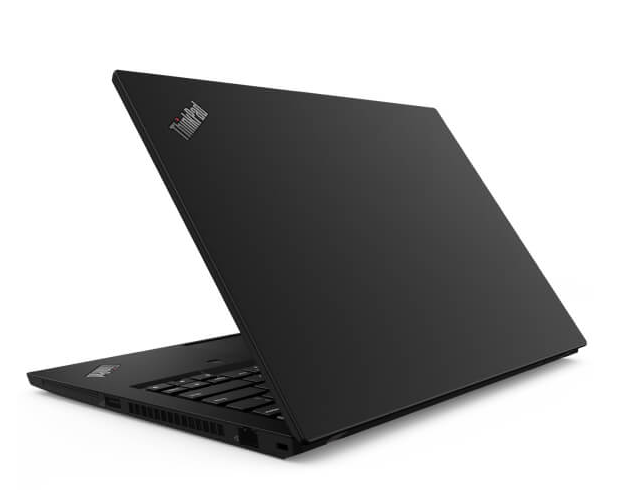 Notebook Lenovo ThinkPad T14 czarny widok na pokrywę matrycy