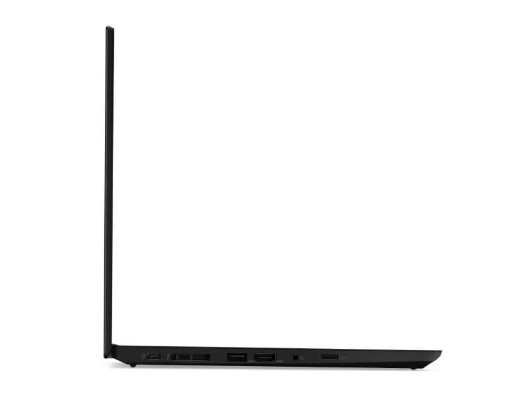 Notebook Lenovo ThinkPad T14 czarny widok od boku