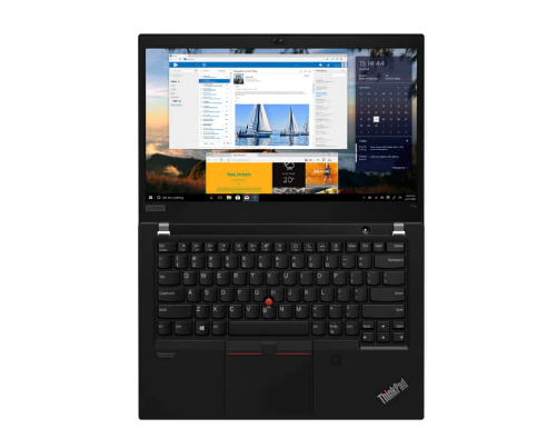 Notebook Lenovo ThinkPad T14 czarny widok od góry