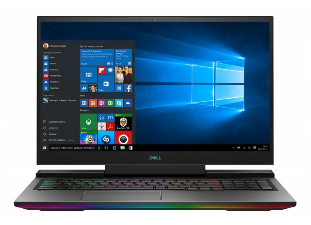 Laptop DELL Inspiron G7 7700 dla graczy frontem