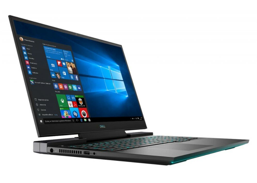 Laptop DELL Inspiron G7 7700 dla graczy widok prawy skos